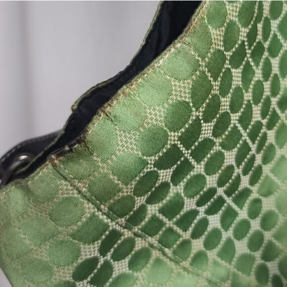 Kate Spade Green Drawstring Tote Purse - Picture 13 of 14